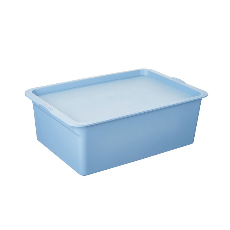 Direct-sale covered plastic storage boxes, large multi-color storage boxes for miscellaneous items, children's storage and organization boxes Item Picture