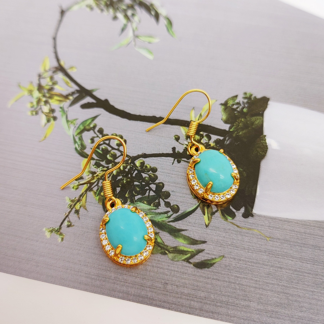 Turquoise earrings