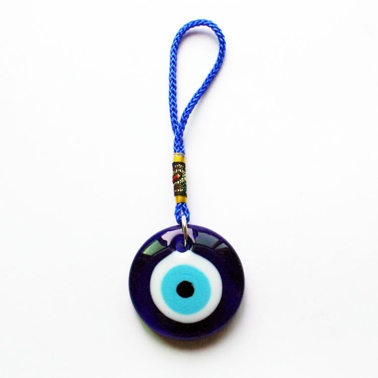 Siyao Accessories Blue Eyes with Rope Pendants, key chains, Devil's Eye Accessories wholesale, Yiwu origin, factory direct sales, Evil Eye details Picture