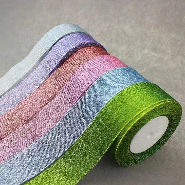 16mm colorful scallion ribbon accessory gift packaging ribbon