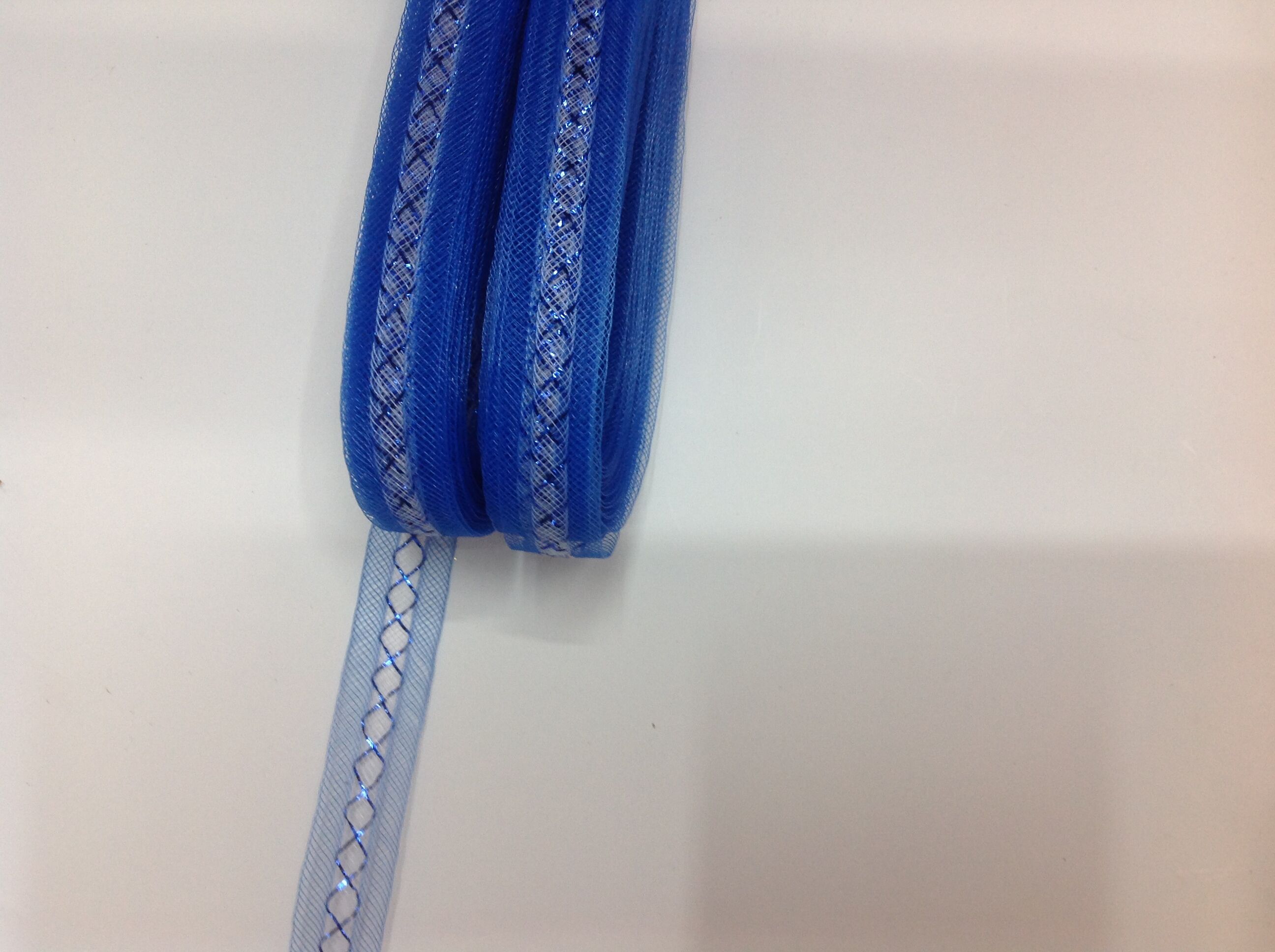 2cm three-color stretch net details Picture