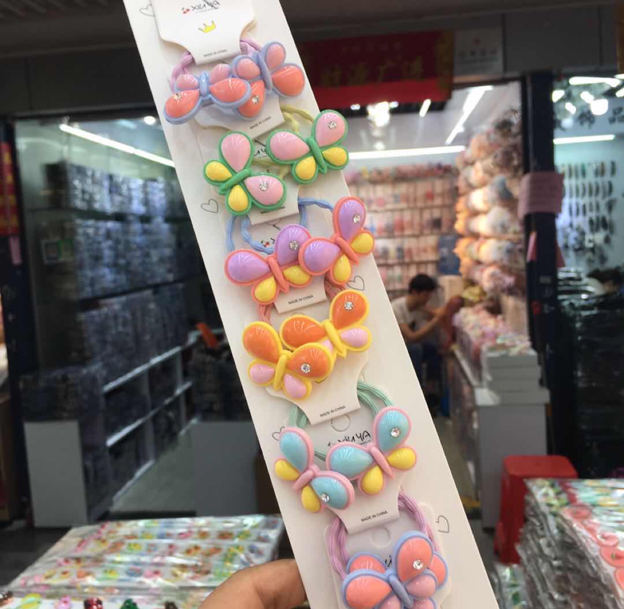 蝴蝶🦋皮筋鸭夹