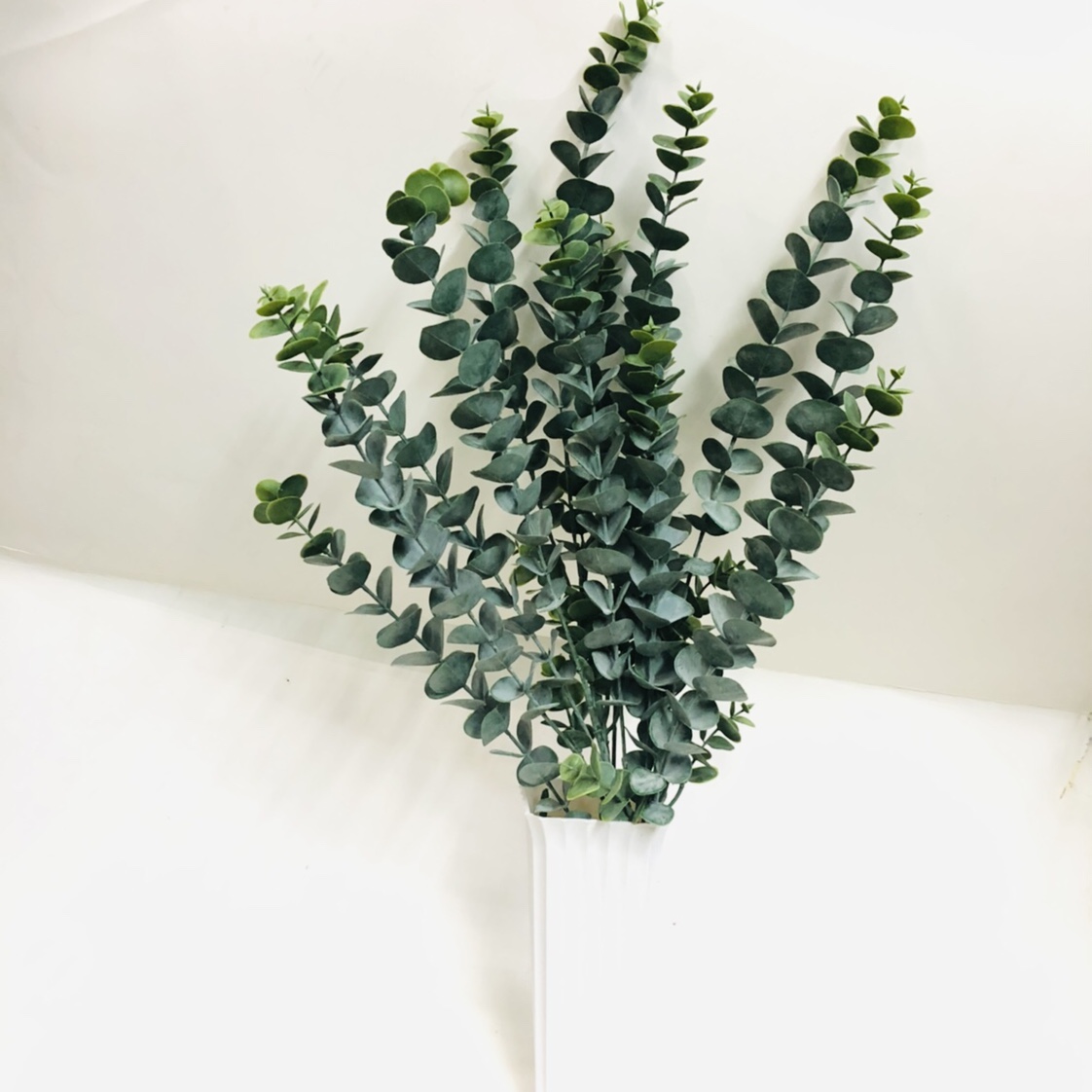 Simulated eucalyptus branches, money plant, eucalyptus wedding, European and American style eucalyptus bonsai, pennywort