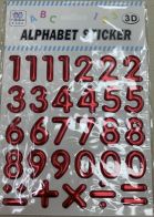 义乌好货 佳弘贴纸 吸塑字母数字贴 details Picture