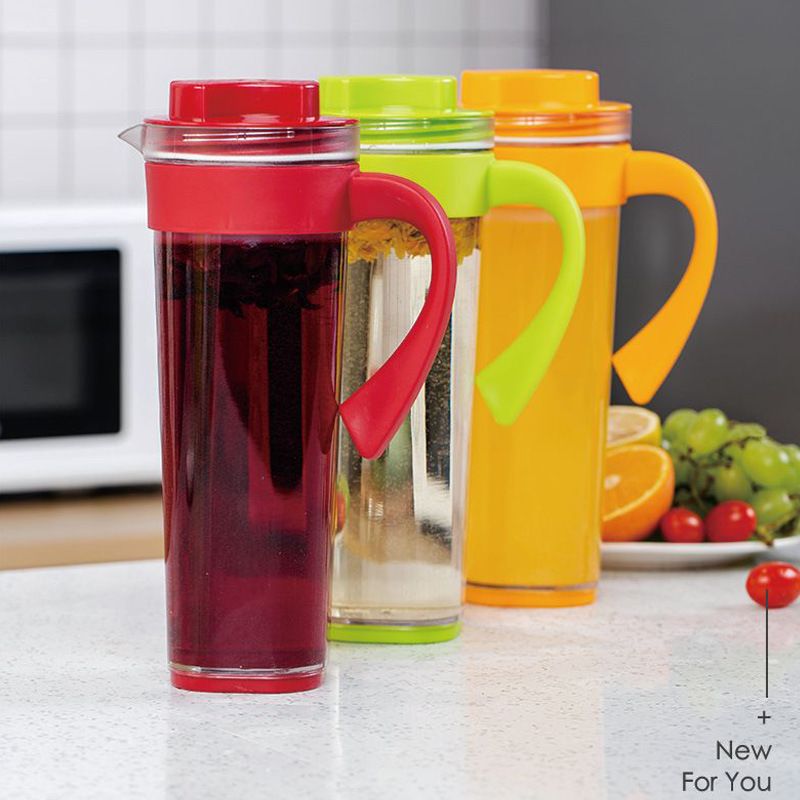 Direct sales best-selling high borosilicate glass heat-resistant multi-functional cold water kettle, creative, fashionable and large capacity full figure