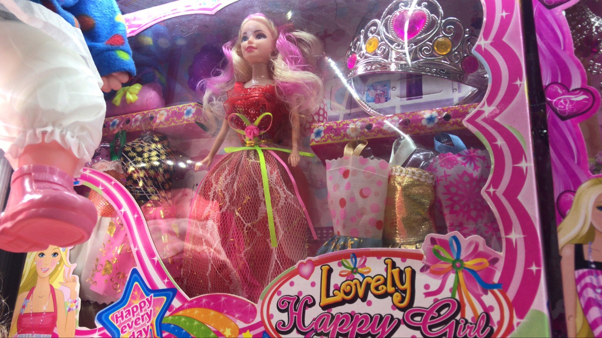 Change the packaging of boxed doll plastic toys details Picture