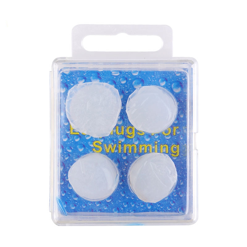 Silicone earplugs swimming waterproof professional supplies Apple bullet in-ear kneading cream in a white box