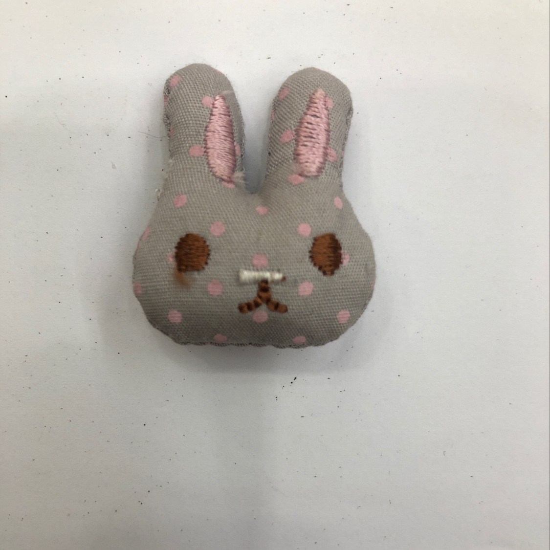 The cotton-padded little rabbit made of Little Dot fabric -5 colors details Picture
