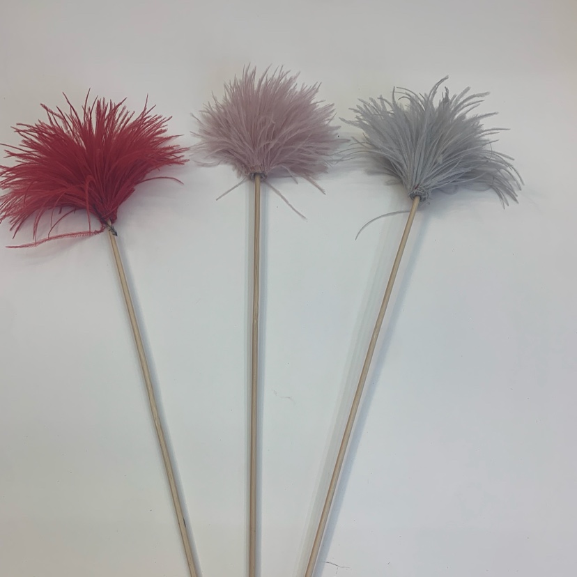 Ostrich hair flower arrangement thumbnail