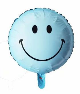 18 Inch Round Smiley Aluminum Film Balloon Festival Party Supplies Manufacturers Wholesale