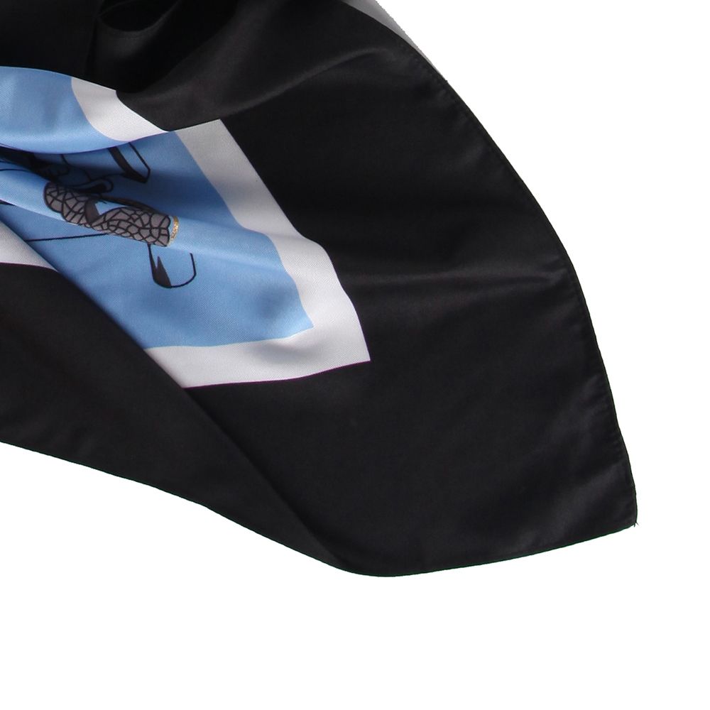 Origin Goods Twill Silk Hot Gold Beard Pattern Large Square Scarf Women Spring And Autumn Outdoor All Matching Style Scarf undefined