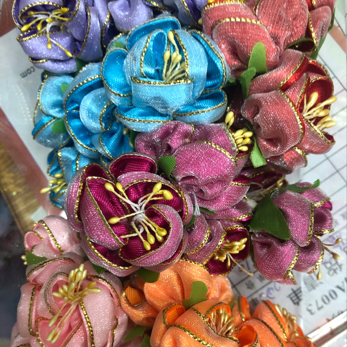 1218 Satin flower details Picture