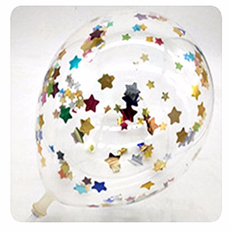 12寸2.8克五彩铝箔纸屑亮片气球  婚庆生日派对气氛布置装饰亮片气球详情图6