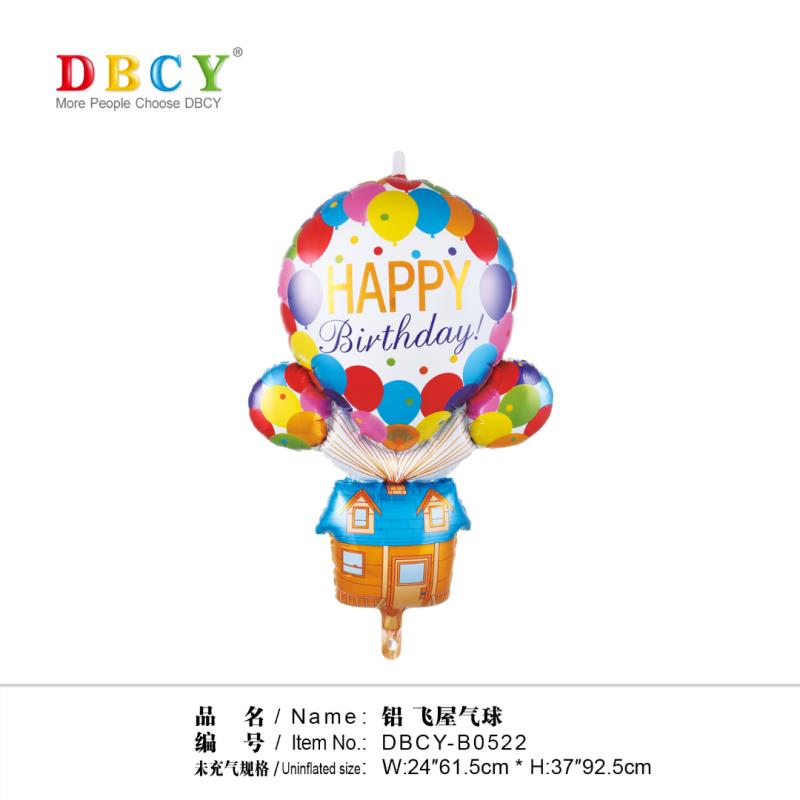 Flying House Balloons Aluminum Film Balloon Party Supplies Manufacturers Wholesale