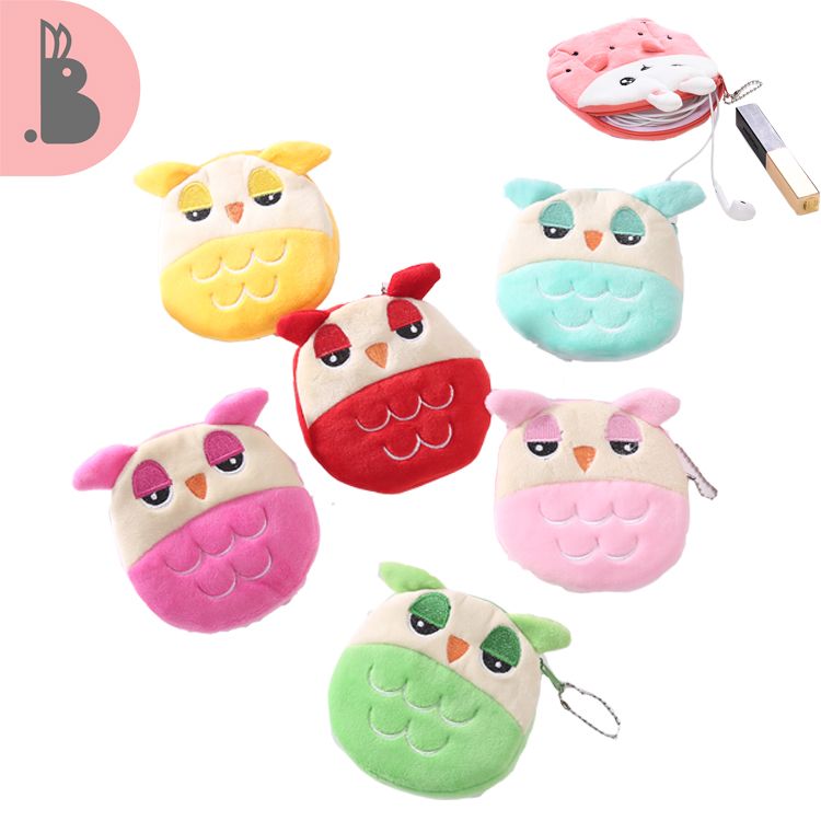 Coin purse Classic small purse Makeup bag Small item bag plush soft cute cartoon