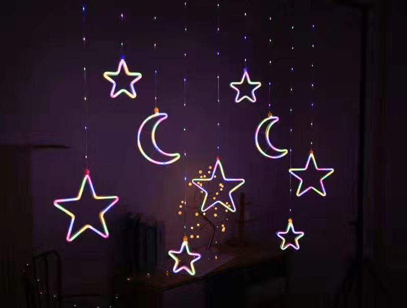 Hang a flexible light strip with a five-pointed star Specification image