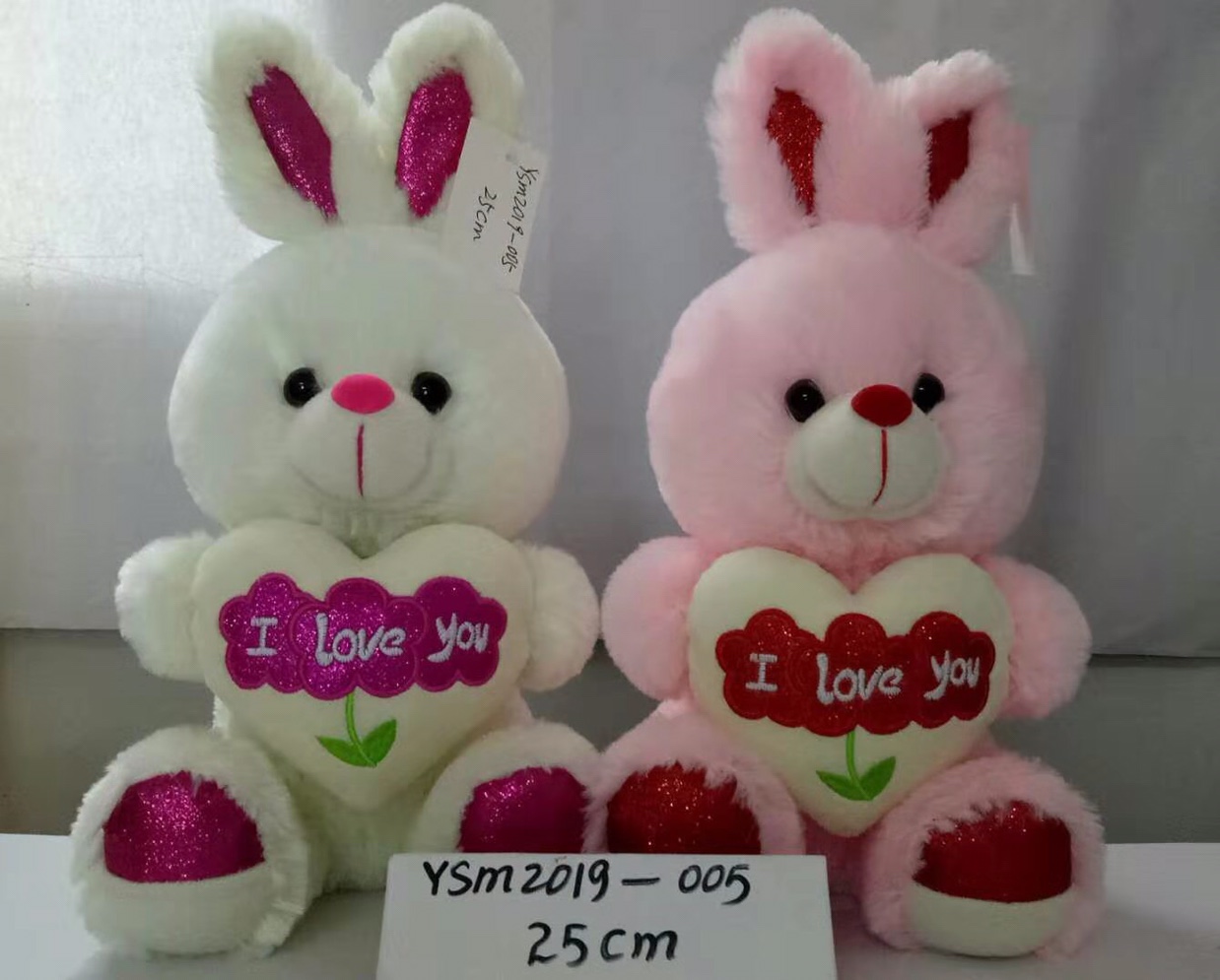 A stuffed toy bunny presents the baby thumbnail