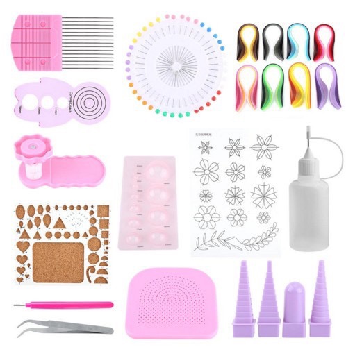 Handmade Origami paper set, children's puzzle origami set, Beginner origami tool set