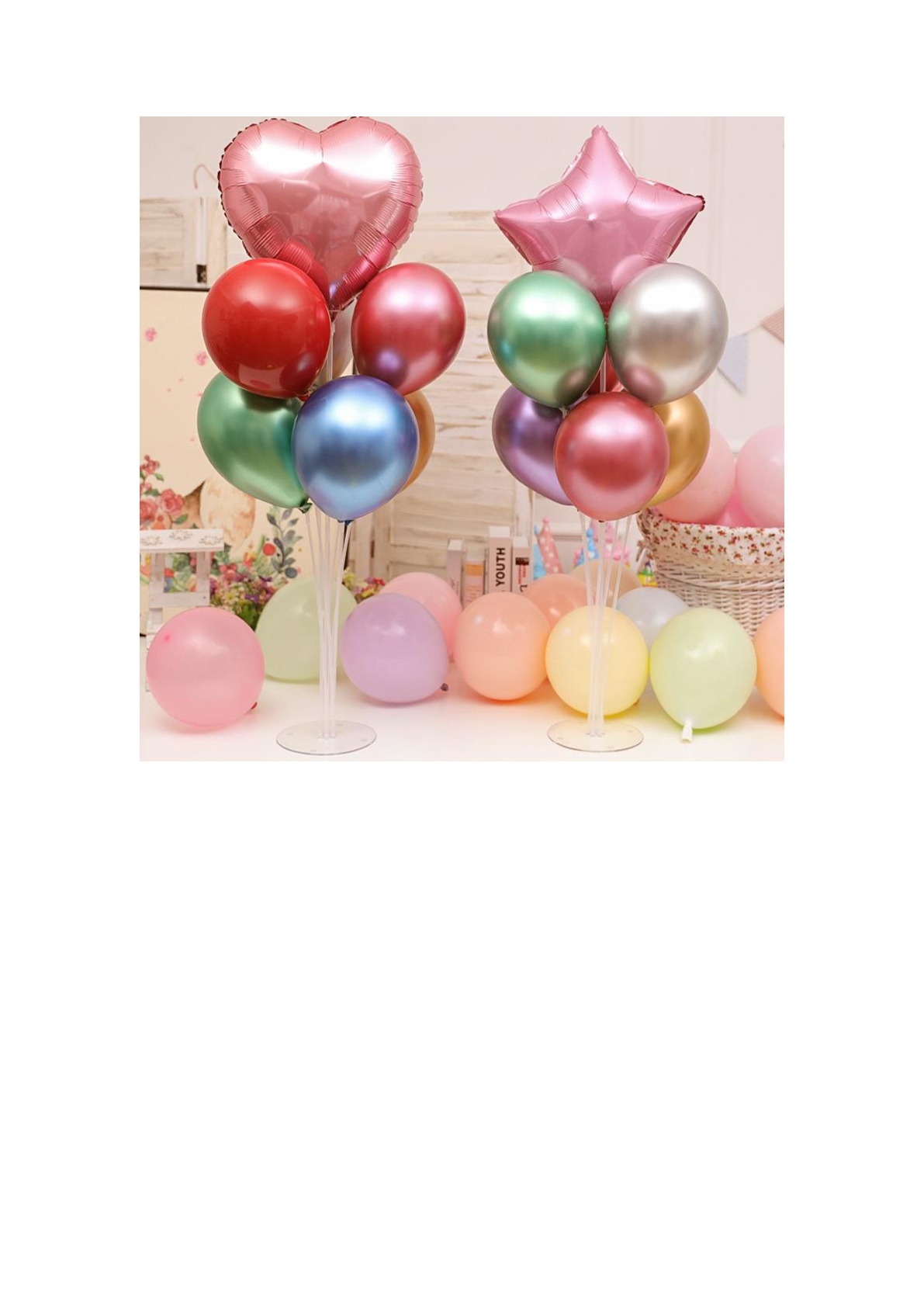 拼接塑料桌飘气球套装生日婚庆布置装饰用品1详情1