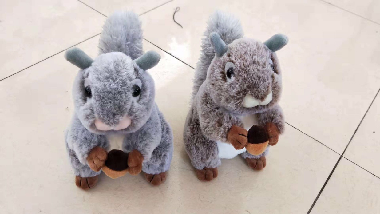Dreamy plush toy claw machine doll No. 3 Imitation rabbit fur squirrel toy figure details Picture