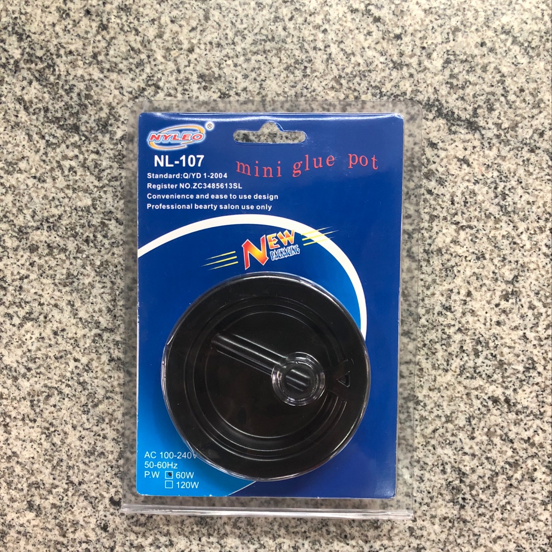 NL-107 60W 黑色小胶炉 两用 手工DIY工具胶炉产品图