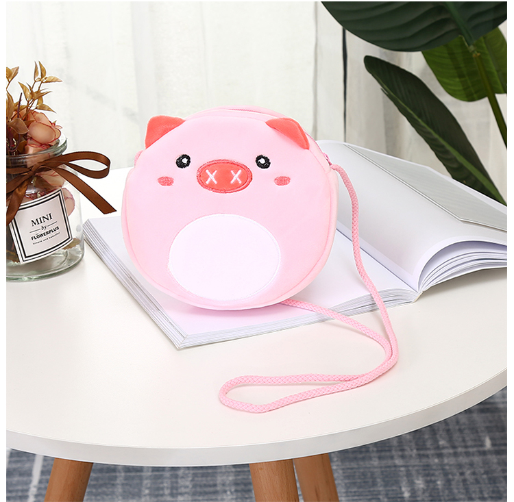 2020最新斜挎包精致麻绳系列圆形卡通儿童包市场色彩多样独角兽详情图3