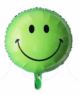 18 Inch Round Smiley Aluminum Film Balloon Festival Party Supplies Manufacturers Wholesale Specification drawing