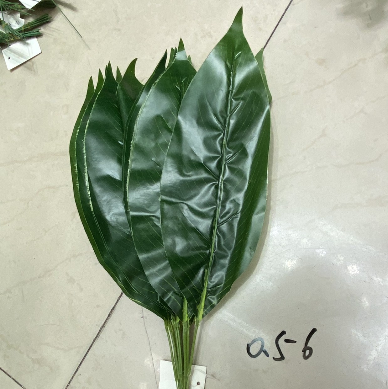 单片叶3仿真花叶婚礼布置仿真花叶配件客厅摆件绢花装饰花