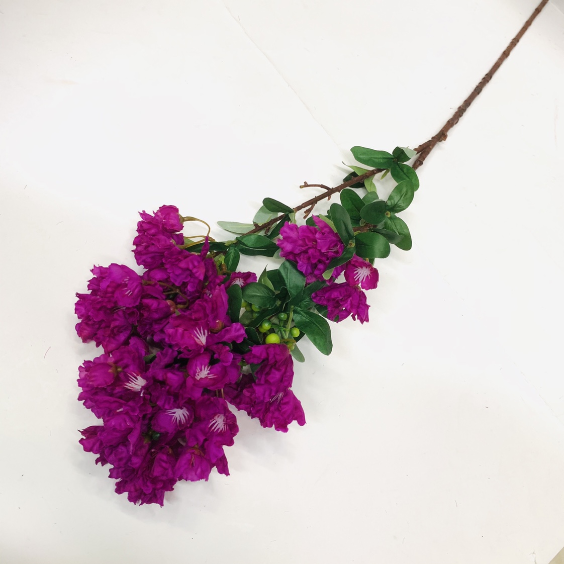 Wedding artificial flowers, large crape myrtle decoration, garden landscaping, artificial flowers, silk flowers, engineering decoration, crape myrtle flower manufacturer wholesale Specification image