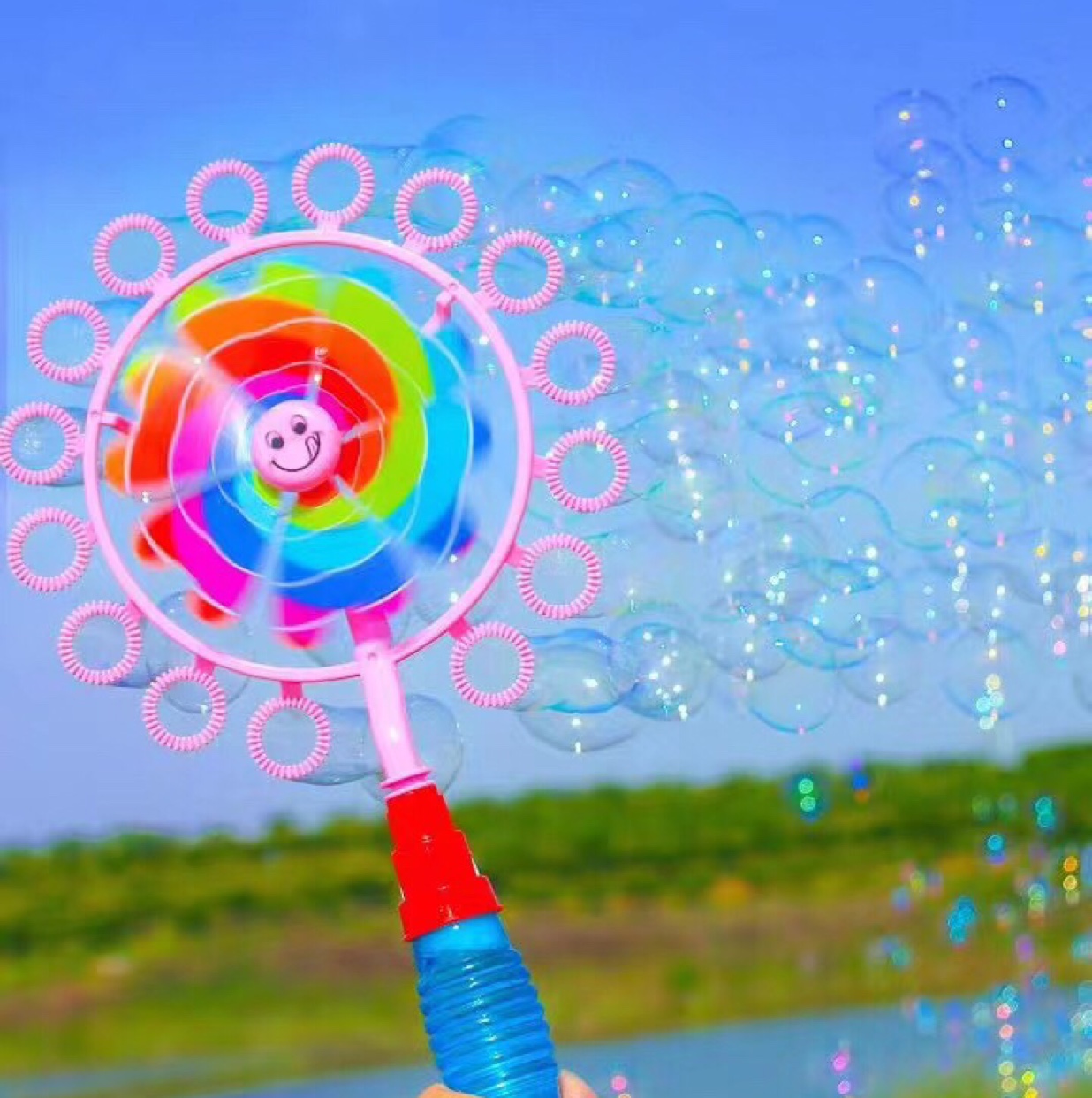 Wholesale windmill bubble gun toys and bubble toys