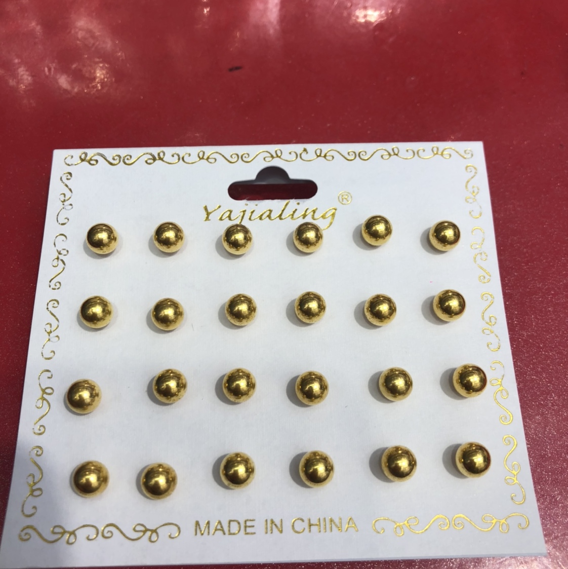 Mini ccb small ball stud earrings