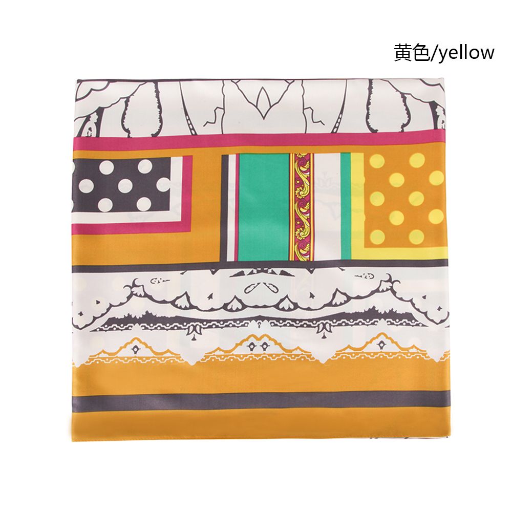 Manufacturers Supply Twill Silk Four Pieces Of Polka Dot Women's Scarf European And American Style Spring And Autumn Printed Scarf In Stock undefined