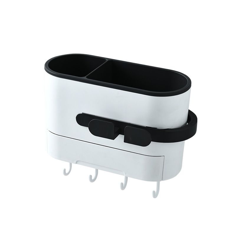 Direct sales hair dryer stand, bathroom multi-hook storage rack, independent plug and socket hair dryer hanging rack Item Picture