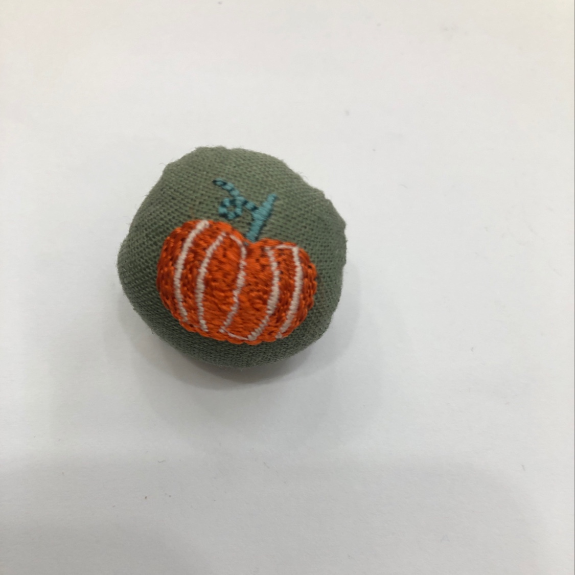Embroidered cute pumpkin, coconut tree and cactus small ball Specification image