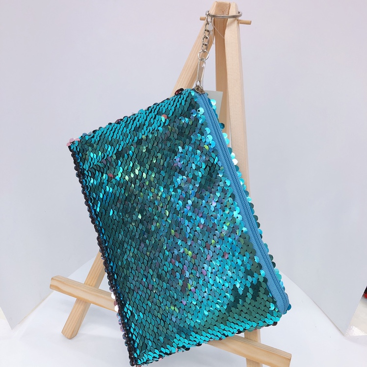 20cm long sparkly zero wallet with two sides details Picture