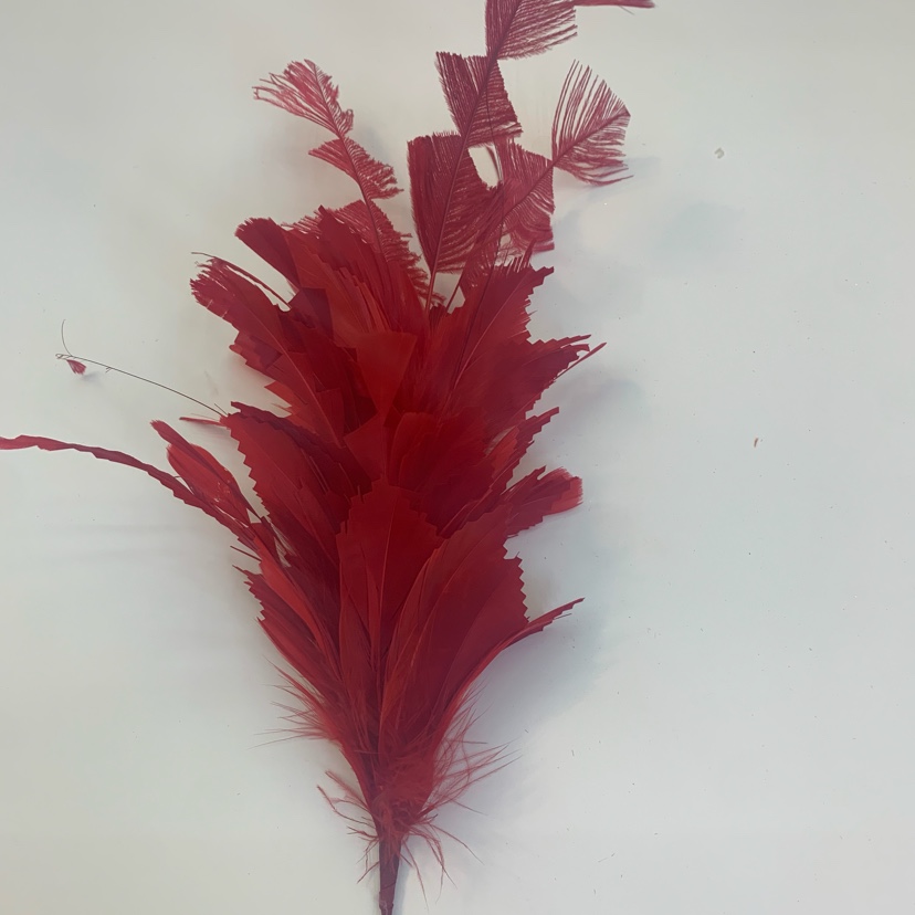 Feather wire flowers