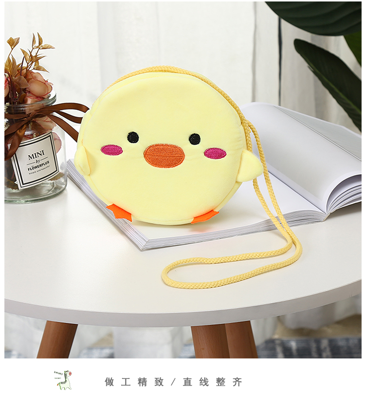 2020最新斜挎包精致麻绳系列圆形卡通儿童包市场色彩多样独角兽详情图8