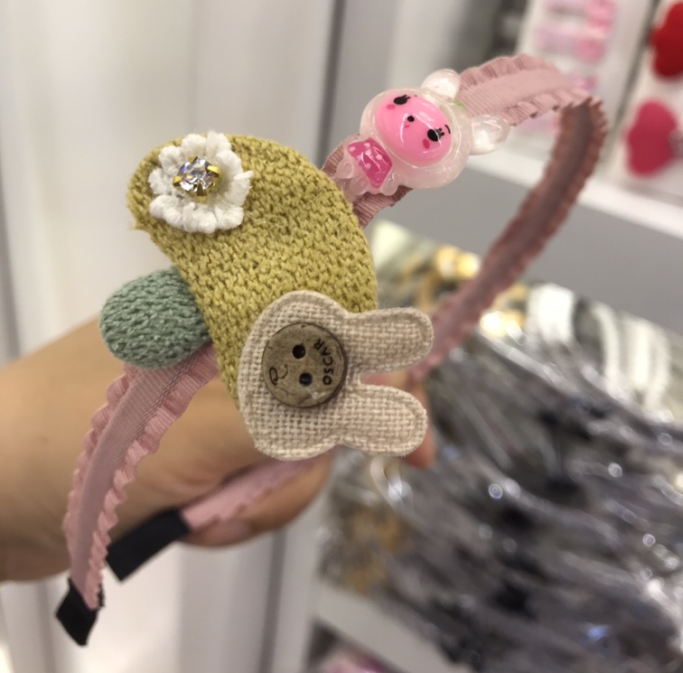 Korean version of children's bag cloth hair hoop small mushroom thumbnail