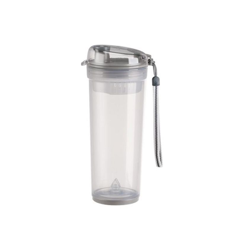 Direct-sale sports plastic water cup 580Ml portable anti-drop cup, fitness cup for male and female students at hand Item Picture