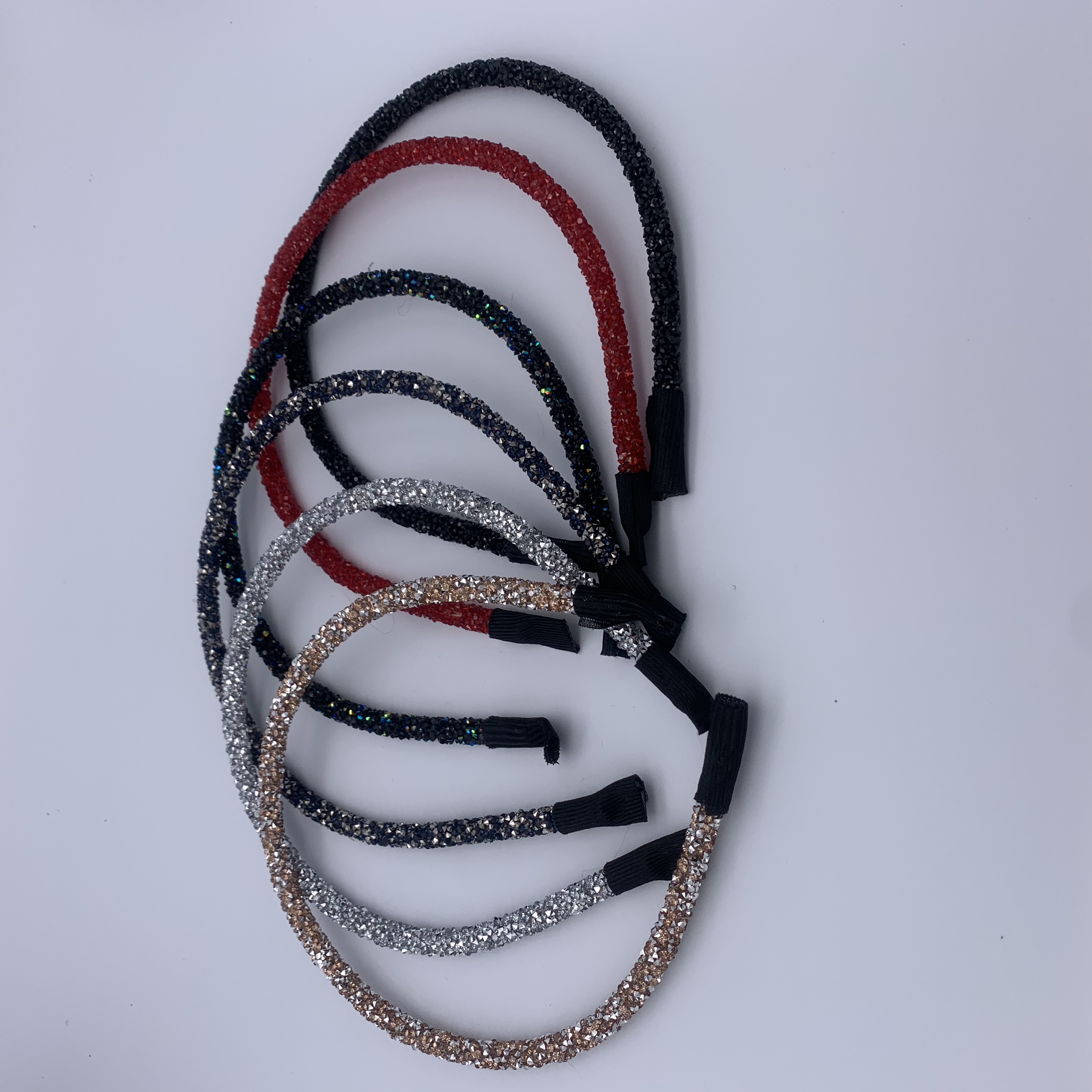 厂家直销韩版新款发饰批发镶钻简约U型发箍 头扣饰品详情图2