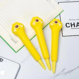 Yiwu Good Product One-Eyed Cute stress-relieving Pen, cute yellow details Picture