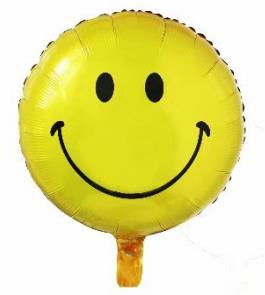 18 Inch Round Smiley Aluminum Film Balloon Festival Party Supplies Manufacturers Wholesale undefined