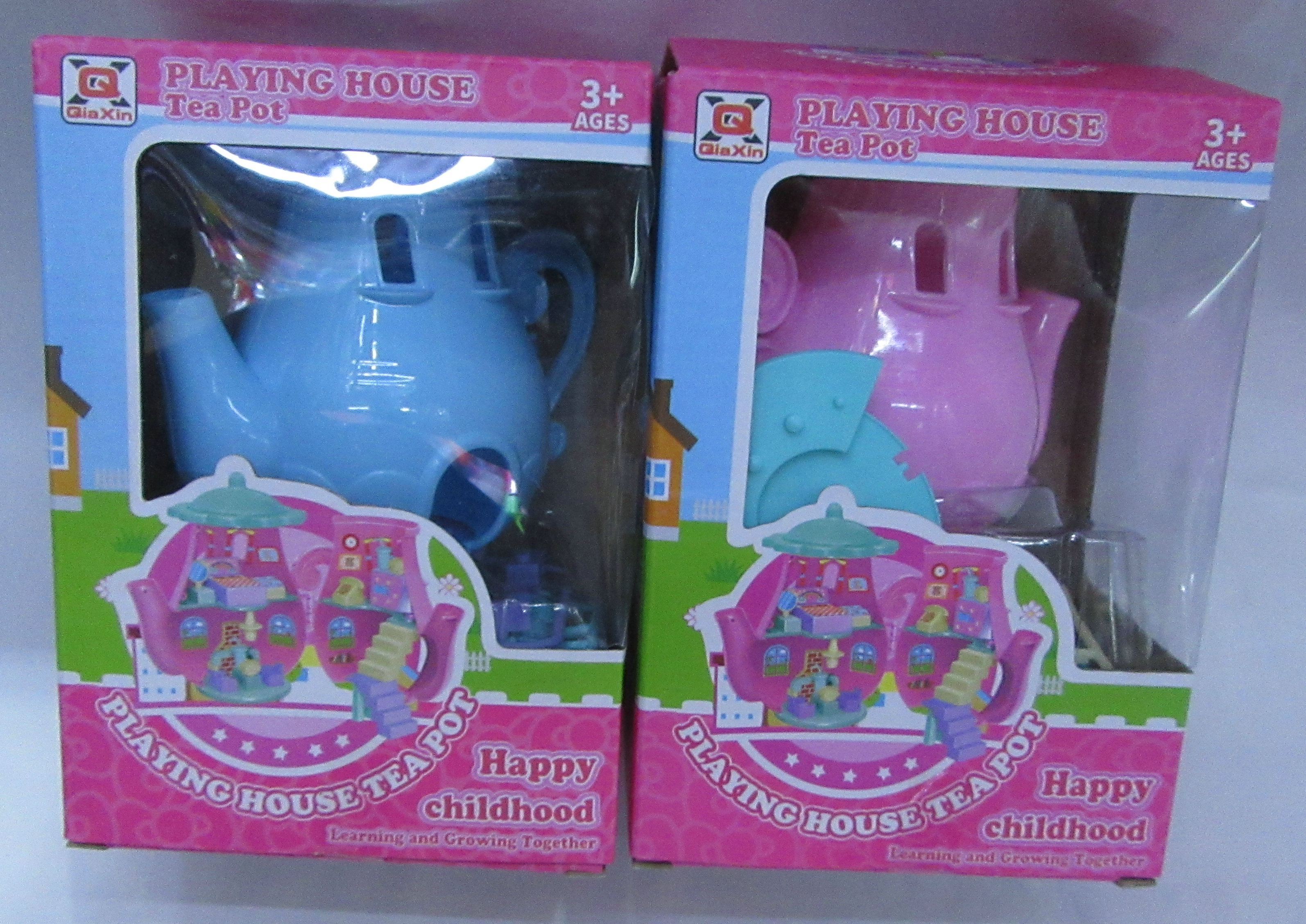 New children's toy tea set house, two-piece set