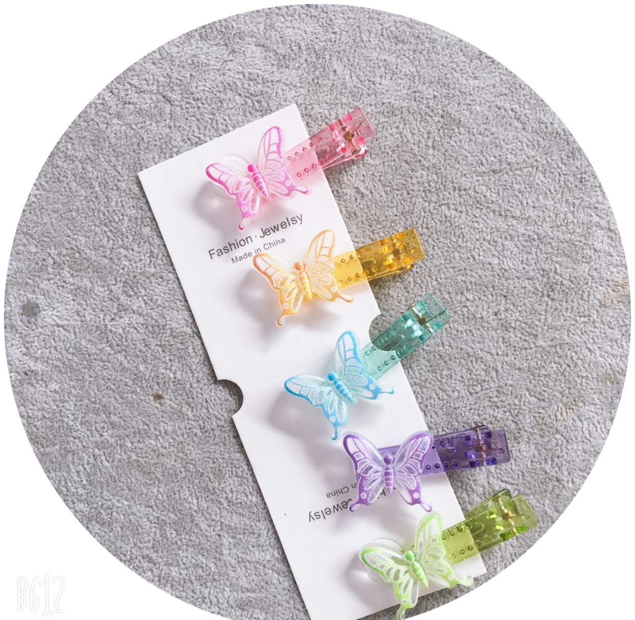 蝴蝶🦋皮筋鸭夹细节图