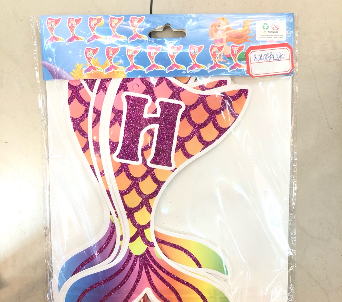 Mermaid golden onion hanging strip thumbnail