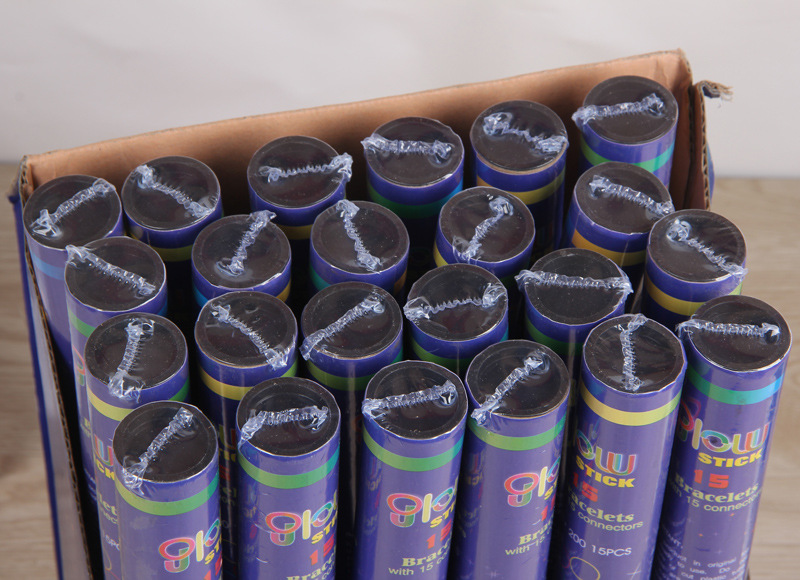 小孩玩具夜市地摊货15支装液体荧光棒发光儿童玩具套装夜光棒详情8