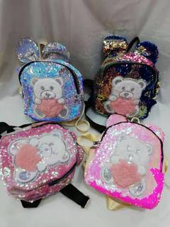 Children's Sequin kindergarten cartoon stuffed backpack thumbnail