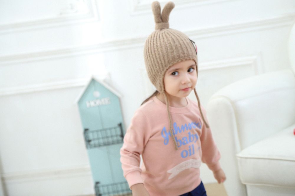 义乌好货 秋冬宝宝毛线帽子儿童加绒1男童女2女孩3韩版潮针织帽子详情图3