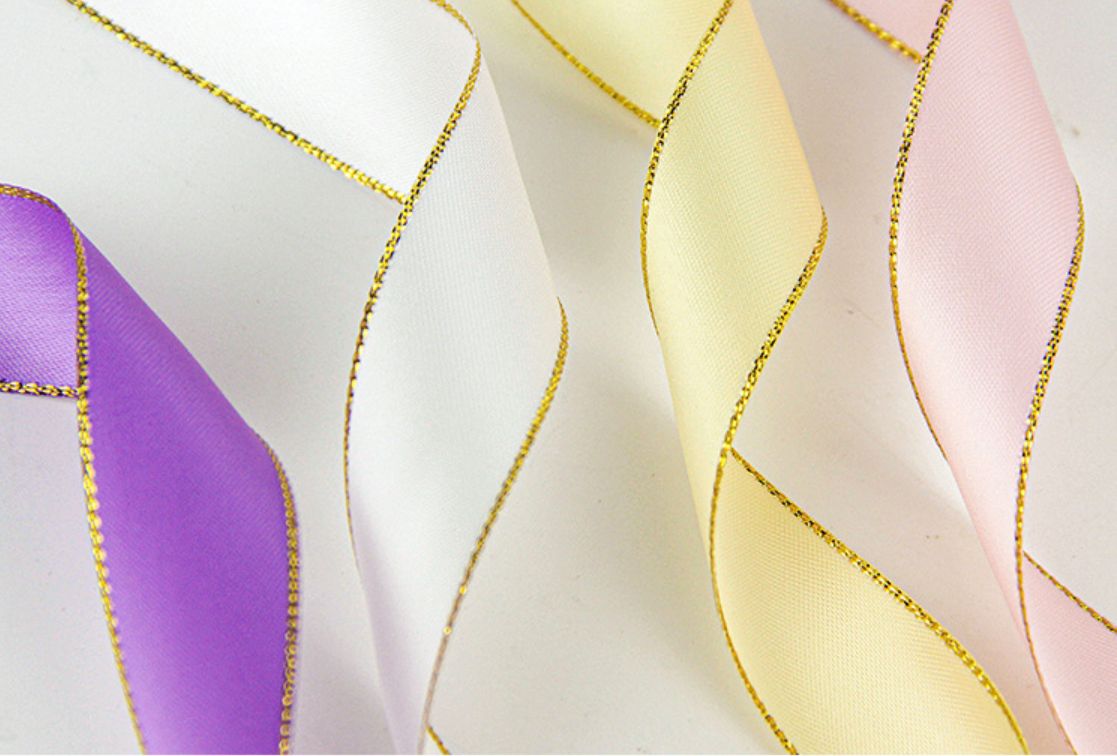 Double Gold Ribbon Pure Handmade Headwear Hairpin Manufacturers Direct Sales undefined