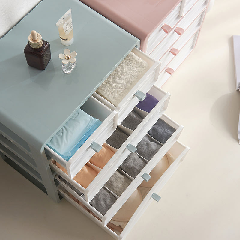 Direct-sale student dormitory drawer-type storage boxes, jewelry storage cabinets, and girls' cosmetics storage boxes details Picture